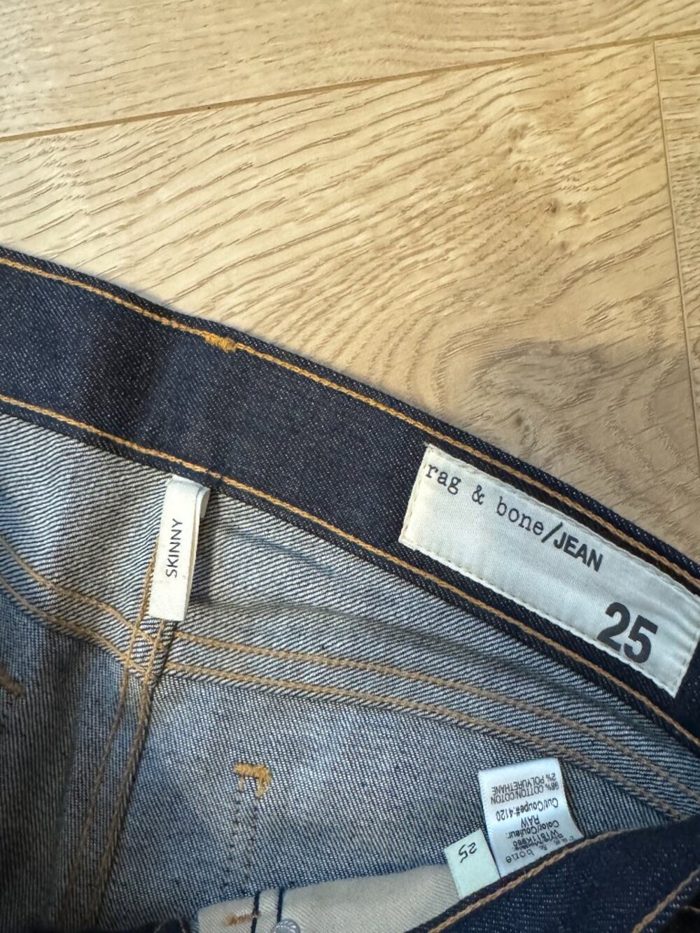 rag & bone Mid Rise Skinny Jeans - Picture 3 of 6